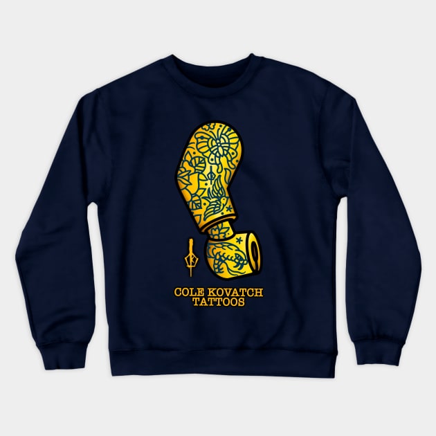 Brick Clutcher Crewneck Sweatshirt by Cole Kovatch Tattoos